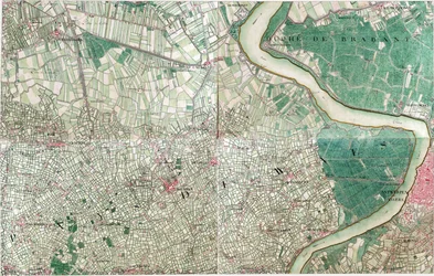 Karta över Antwerpen, Belgien